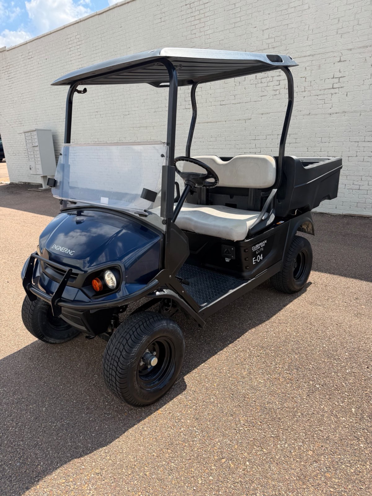 2021 Cushman Hauler 800X Elite Double Pack Electric Utility Golf Cart - Blue - Samsung Lithium Battery for sale at Jane's Golf Carts in Pearl, MS