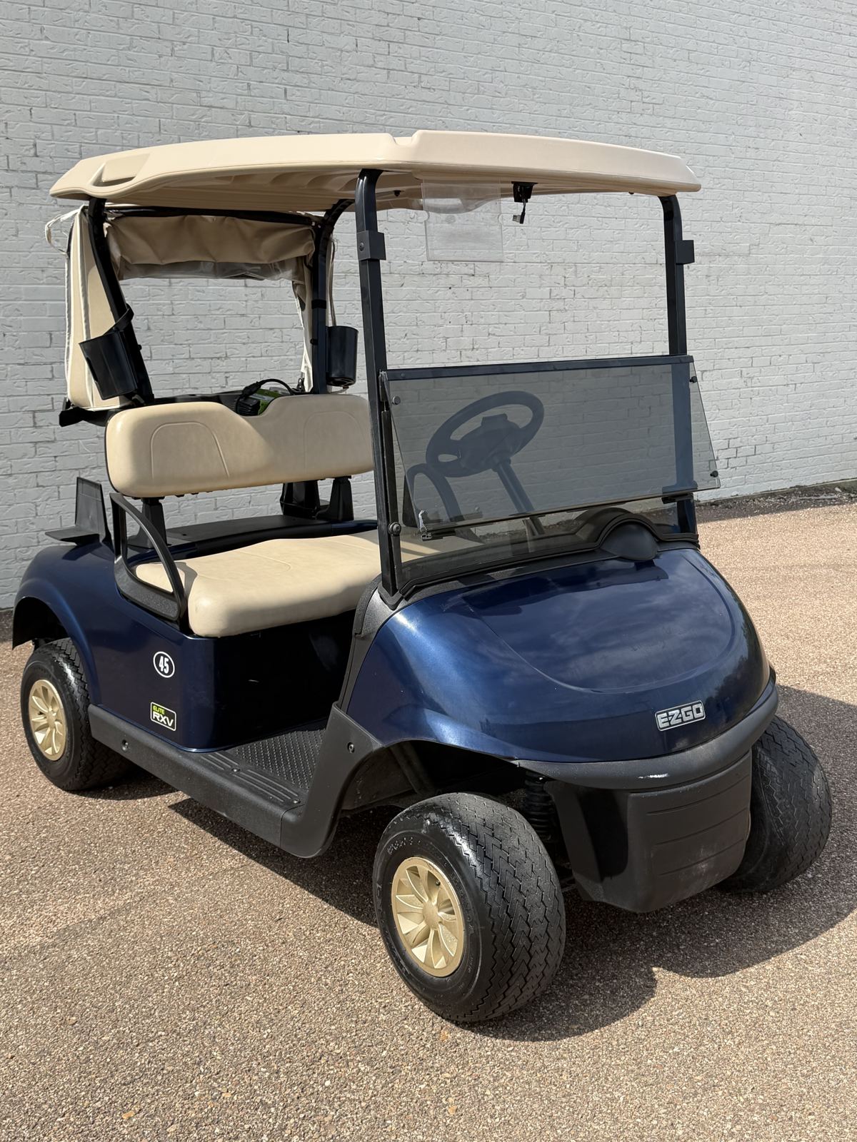 2020 E-Z-GO RXV Elite Electric Golf Cart - Patriot Blue - Samsung Lithium Battery for sale in Pearl MS