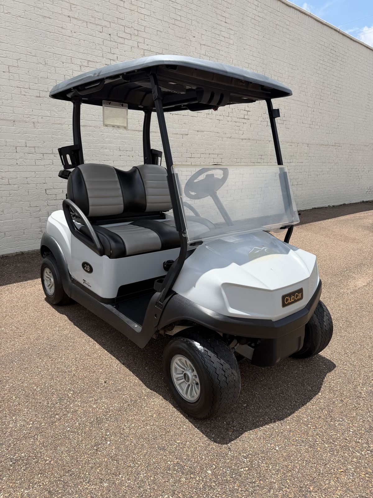 2020 Club Car Tempo Electric Golf Cart - Silver Gray - LG Lithium Battery - view 2 - Jane's Golf Carts Pearl MS